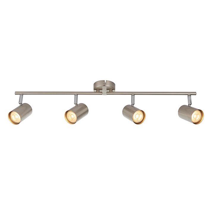 Arezzo Spot Unique Réglable IP20 Dimmable - Plafonnier Applique Murale Chrome Satiné 7W GU10